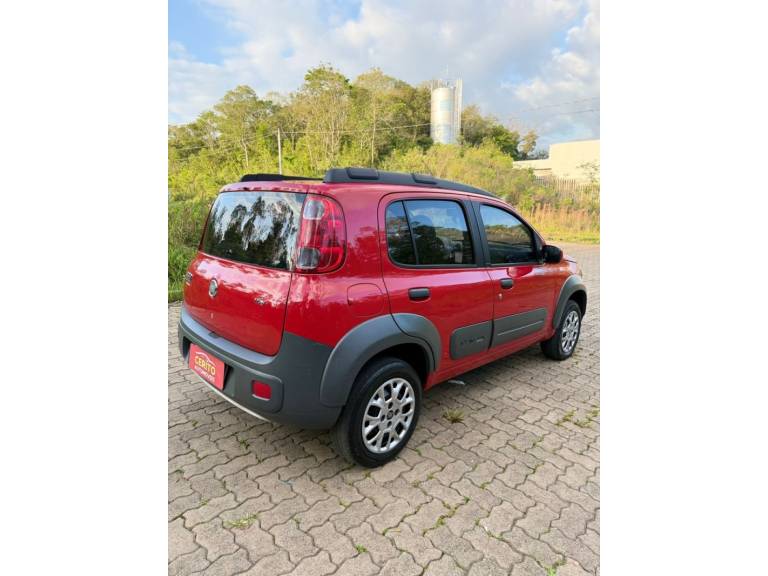 FIAT - UNO - 2012/2012 - Vermelha - R$ 34.900,00