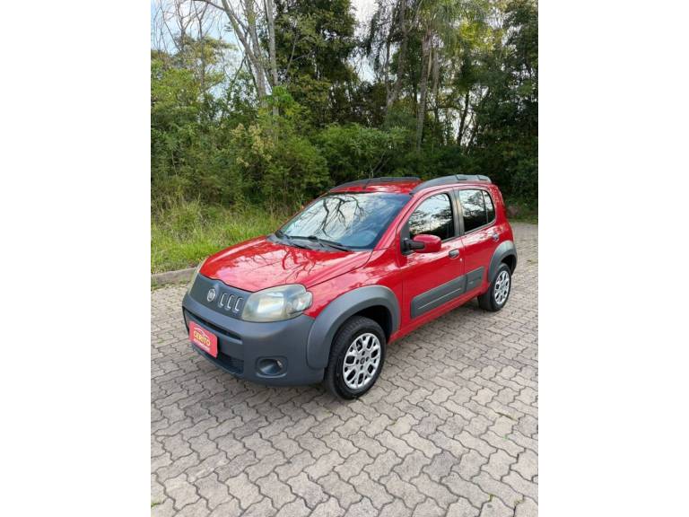 FIAT - UNO - 2012/2012 - Vermelha - R$ 34.900,00