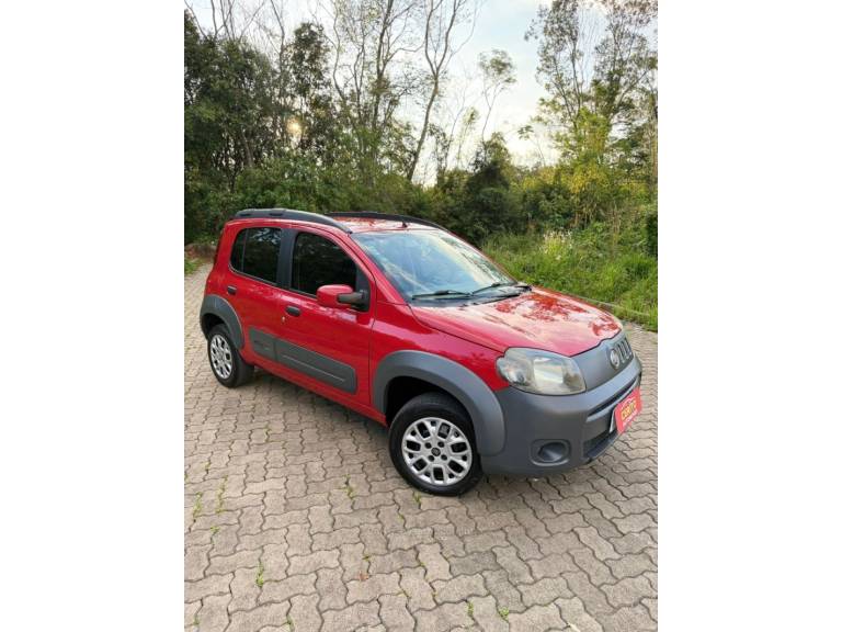 FIAT - UNO - 2012/2012 - Vermelha - R$ 34.900,00